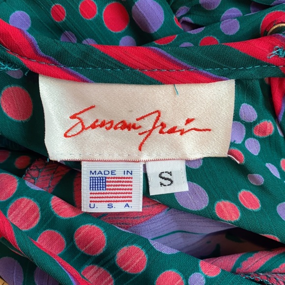 Vintage Susan Freis 80s top - Picture 4 of 5